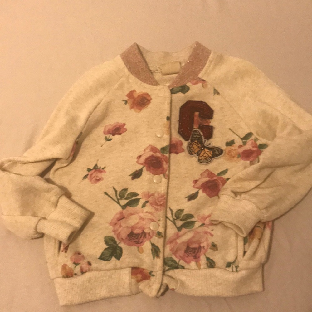 Zara girl letterman sweater